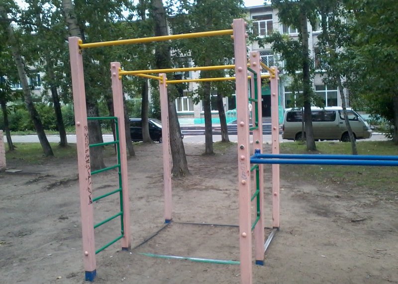 Площадка для воркаута в городе Хабаровск №2302 Маленькая Советская фото